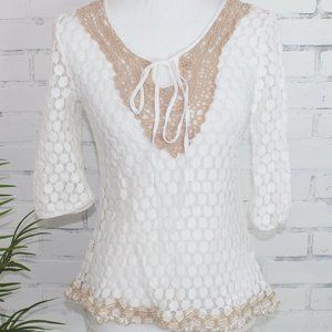 Crochet Peasent Top // Summer top